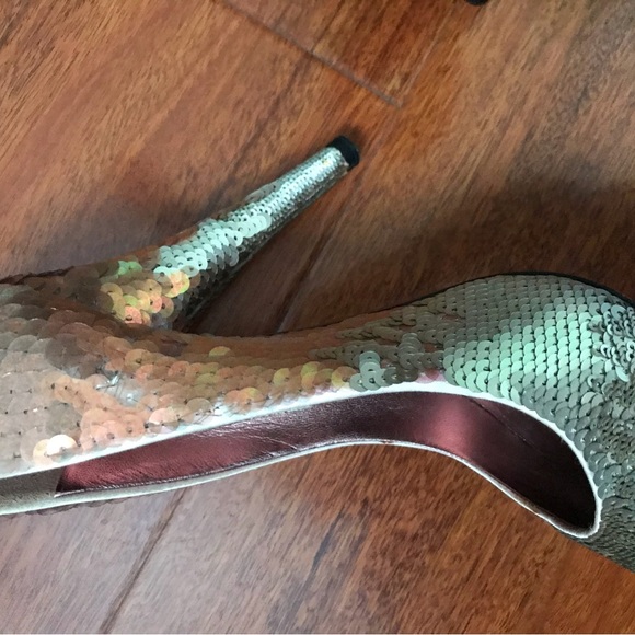 miu miu pumps with sequins,Size:38 - Picture 5 of 8